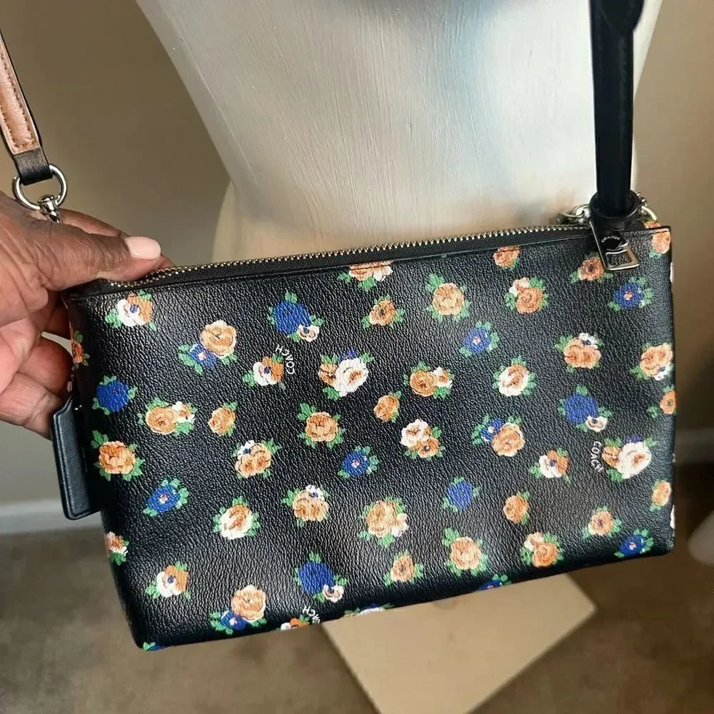 Coach Lyla Crossbody Tea Rose Floral Print